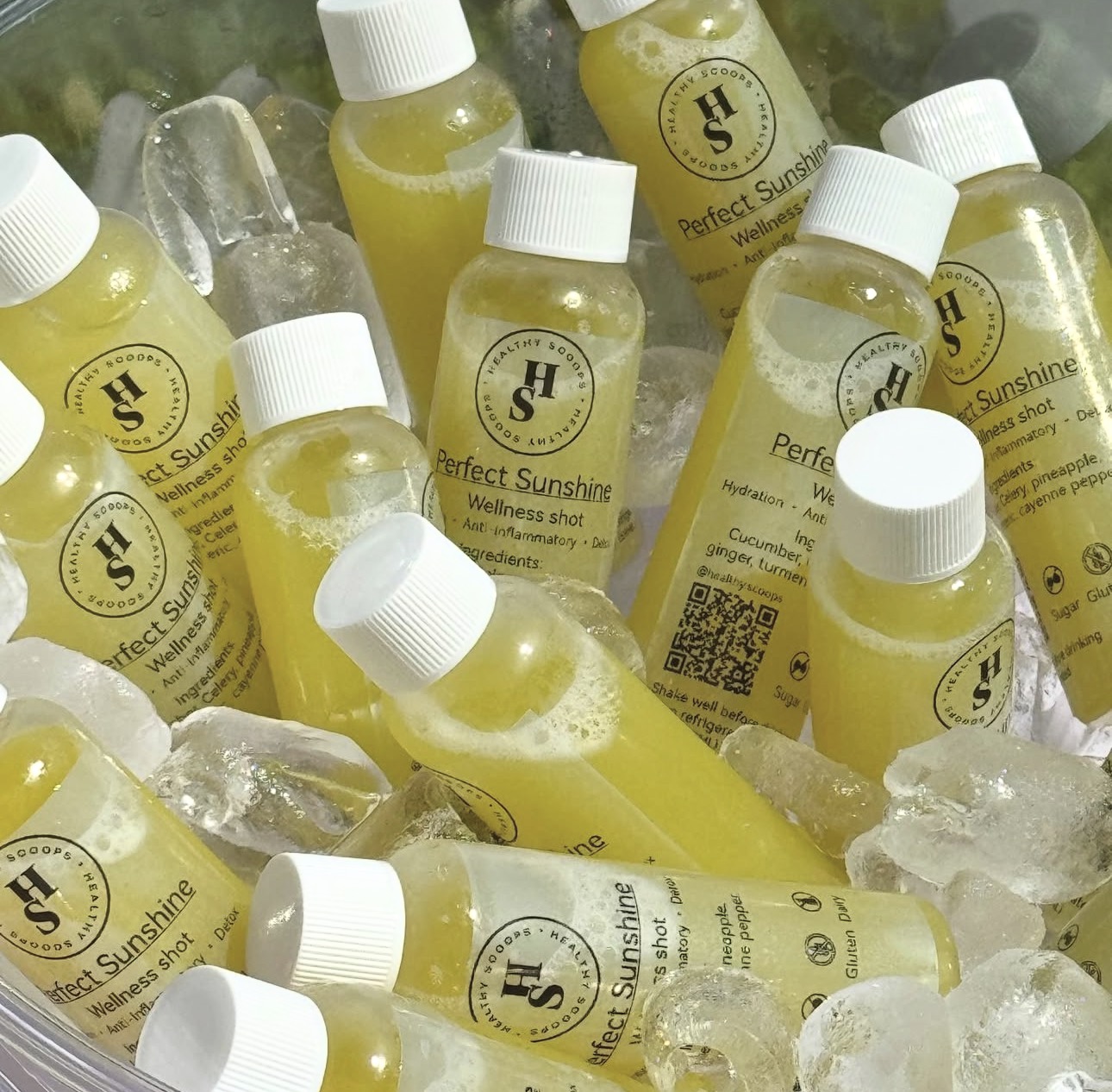 Healthy Scoops wellness shots